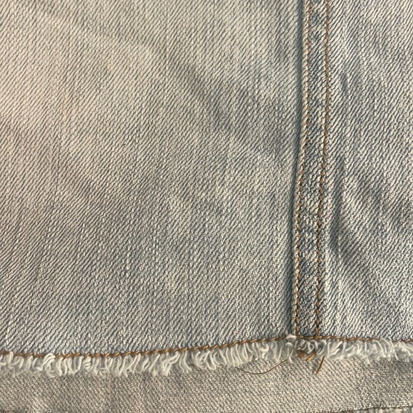 EUC vintage distressed denim jean skirt plus size 22 pure energy 5 pockets - Picture 9 of 12